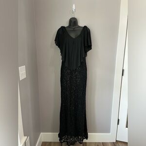 MARINA Black long dress